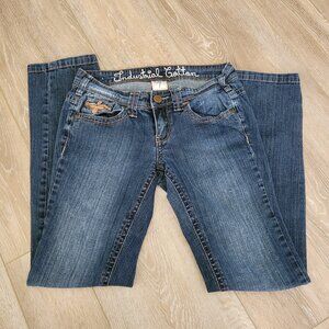 Industrial Cotton Juniors Jeans | Size 7 | 99% Cotton